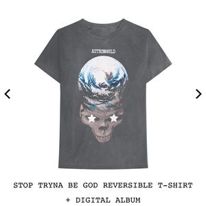 Reversible Astroworld Travis Scott T-Shirt W/album